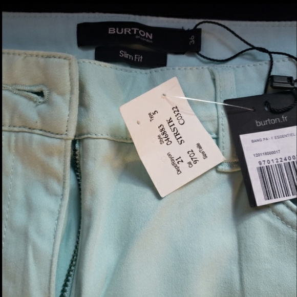 Burton of London capris Mint green Size 6 - Picture 4 of 4